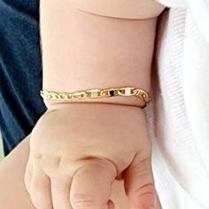 14k Gold Plated Kid's Bracelet 6.5" Length 3mm New Adjustable 14k Gold Bracelet For Birthday, Hypoallergenic Gold Bracelet For Birthday, Kids Gold Jewelry Baby Boy, Baby Bracelet Gold, Halloween Charm Bracelet, Boys Bracelets, Pink Heart Earrings, Costume Jewelry Sets, Gold Locket Necklace