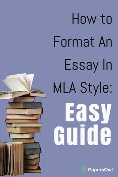 books stacked on top of each other with the title how to format an essay in mca style