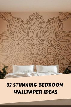 32 Stunning Bedroom Wallpaper Ideas Wallpaper Ideas For Small Bedroom, Master Bedrooms Wallpapers Ideas, Master Bedrooms Wallpapers, Bedroom Wallpaper Aesthetic, Cozy Aesthetics, Tranquil Bedroom