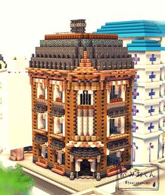 an image of a building made out of legos