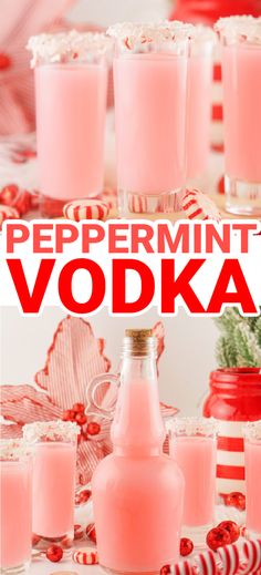 Looking for fun Christmas cocktails? Make this homemade peppermint vodka and serve it as candy cane shots for all holiday parties! Easy holiday drinks recipe featuring the Christmas favorite - peppermint! Peppermint Shots, Good Drink Recipes, Candy Cane Cocktail, Fun Christmas Cocktails, Easy Christmas Drinks, Fun Holiday Drinks, Easy Holiday Drinks, July Cocktails, Peppermint Vodka