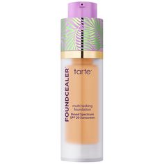 Babassu Foundcealer™ Skincare Foundation Broad Spectrum SPF 20 from Tarte Cosmetics is a customizable, blendable complexion solution. Formulated with nourishing babassu, essential fatty acids, and antioxidants, this multi-tasking foundation offers smooth, natural coverage and a clear, radiant finish. Hyaluronic acid improves your skin's natural barrier function while vitamin E helps to keep moisture in and free radicals out. With added broad-spectrum protection, this face makeup is also vegan an Tarte Foundation, Tarte Cosmetics, Deep Skin, Natural Preservatives, Essential Fatty Acids, Multi Tasking, Fatty Acids, Skin Protection, Beauty Cosmetics