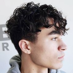 Perm Hairstyles For Men, Perm Styles, Men Perm, Perm Hair Men, Loose Perm, Undercut Curly Hair, Wavy Perm, Perm Hairstyles, Long Hair Perm