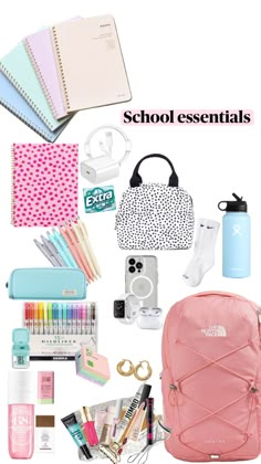 School Bag Ideas, Backpack Needs, Middle School Supplies