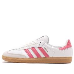 (WMNS) adidas Samba OG 'Rose Tone' JI2013 Love Shack Fancy Sambas, Adidas Sambas Pink, Sambas Colorful, Pink Sambas Adidas, Addis Samba, Womens Sambas, Cute Sambas