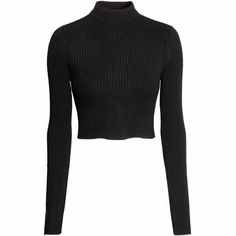 Crop Tops Black, Shirts Crop Tops, Cropped Turtleneck, Cropped Polo, Rebecca Ferguson, Turtleneck Shirt