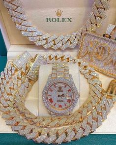 Iced Out Watches, Fancy Watches, Expensive Jewelry Luxury, Fancy Jewellery Designs, Luxury Lifestyle Dreams, Dope Jewelry, Girly Accessories, Jewelry Fashion Trends, Rolex Watch