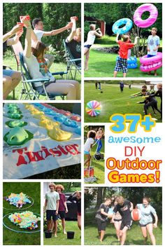 outdoor games to play Summer Camp Activities Adults, Summer Kickoff Party Ideas, Summer Kickoff Party, Outdoor Teen Party, Vbs Games Outdoor, Backyard Party Ideas For Kids, Summer Games For Teens, Summer Party Ideas For Adults, Easy Toddler Games