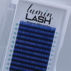 COLLECTION Premium Mink Color Lashes 0.07 Blue luminlash Lashes Mapping, Color Lashes, Mink Colour, Coloring Images, Colour Images, Lashes, Blue, Color