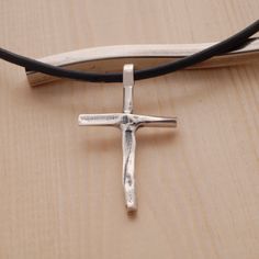 Cuttlefish Casting, Silver Cross Jewelry, Cross Necklace For Men, Cross Christian, Silver Cross Necklace, Light Jewelry, Sterling Silver Cross Necklace, Mens Crosses, Necklace For Men