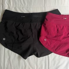 Lululemon Short Bundle!! Value Of These Shorts Together Is 140. In Brand New Condition. Size Of Both Is 6 As Shown In The Photo. Pink Lululemon Shorts, Lululemon Outfit, Lulu Lemon Shorts, Gift Wishlist, Lulu Shorts, Lululemon Speed Up Shorts, Black Biker Shorts, Wishlist 2024, Lululemon Outfits