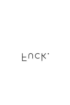 the word enck written in black ink on a white background