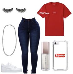 Baddie Outfits For School, Nike Fits, Boujee Outfits, Swag Outfits For Girls, Cute Outfits For School, Tween Outfits, Cute Comfy Outfits, Teenager Outfits, Cute Swag Outfits