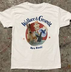 Wallace And Gromit Shirt  1989 Shirt  Wallace And Gromit  Tee Shirt  Easy 30 day return policy Wallace And Gromit Shirt, 1989 Shirt, Wallace And Gromit, Tee Shirt Outfit, Personalized T Shirt, Mia 3, 가을 패션, Graphic Shirt, Halloween Gift