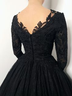 Dark Ballgown, Black Wedding Dress Aesthetic, Gothic Romantic Wedding, Wedding Lace Dress, Black Lace Wedding Dress, Black Wedding Dress Gothic, Black Lace Wedding, Wedding Dresses Black, Bride Gown