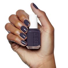 Brown Hands, Gray Nail, Essie Colors, Grey Nail Polish, Essie Nail Colors, Essie Polish, 4th Of July Nails, Gray Nails, July Nails