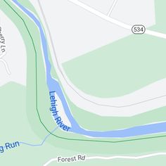 a map showing the location of forest run