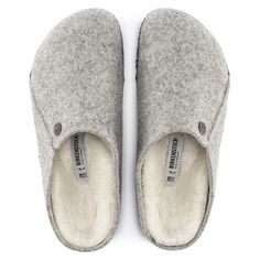 Birkenstock Shearling, Birkenstock Zermatt, Birkenstock Slippers, Birkenstock Men, Grey Slippers, Shearling Slippers, Clogs Style, Birkenstock Women, Felted Slippers