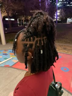 2 Strand Twist Locs Black Women, Locs Hairstyles For Women Starter, Short Hair Styles Locs, Loc Retwist And Style, Two Strand Loc Styles For Women Short, Coil Locs Style, Barrel Twists Into Ponytail, Simple Styles For Short Locs