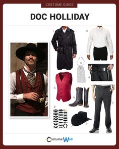 costume guide for men from the movie doc holiday