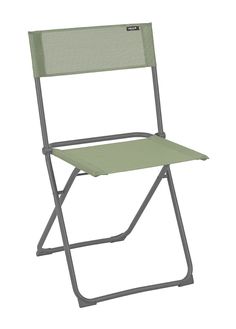 HomeRoots Outdoors Beach Chairs Moss / Frame: powder coated finish (100% polyester powder Folding Chair - Set of 2 - Basalt Steel Frame - Moss Fabric Folding Dining Chairs, Balcony Chairs, Folding Lounge Chair, Outdoor Folding Chairs, The Balcony, Chair Types, Garden Chairs, Beach Chairs, Chairs For Sale