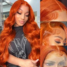 Brand Name Lumiere Hair Hair Type #350 Ginger Orange body wave Lace Glueless Wigs Material 100% Human Hair(10A Grade), Cut from One Hair Donor Hair Texture Colorful Human Hair Wigs Lace Type 4x4/5x5 Lace closure, 13x4 Lace Frontal Wig Length 10-32 inch Density 150% 180% Density Straps Adjustable Strap Hairline Pre-Bleached Hairline, Dome Cap Structure Wig Size Average Size (Head Circumference 21.5-22.5 Inch) Dyed/Restyled Yes, Can Be Dyed Or Bleached Payment Accept Debit/Credit Card or PayPal or Ginger Hair Wig, Bleached Hairline, Wigs Colorful, Human Lace Wigs, Ginger Hair Color, Human Hair Color, Glueless Wigs, Lace Front Wigs Human Hair, Remy Human Hair Wigs