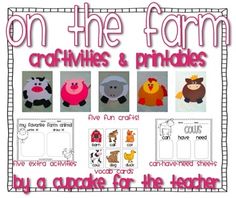 the farm activities and printables for kids to learn how to make their own animals