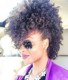 Photo Credit: pinterest.com Beautiful curls! I LOVE this frohawk style Braided Afro, Mohawk Hairstyles For Black Women, Black Mohawk, Mohawk Hair, Cabello Afro Natural, Hair Steamers, Twisted Hair