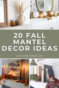 the top 20 fall mantel decor ideas to try this year for your mantles