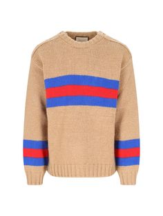 Wool Sweater Gucci Crew Neck Sweater With Ribbed Cuffs, Luxury Gucci Winter Sweater, Luxury Gucci Men's Sweater, Gucci Wool Crew Neck Sweater, Luxury Gucci Jacquard Knit Sweater, Cheap Gucci, John Lobb, Guccio Gucci, Burberry Hat