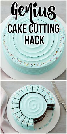 this genius cake cutting hack is so easy to make