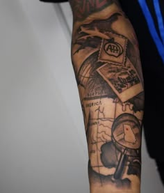 a person with a tattoo on their arm