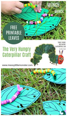 the very hungry caterpillar craft is an easy and fun project for kids to make