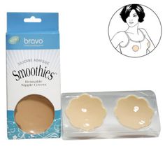 Bravo's nude, light weight Smoothies® (Style 5050) are soft, adhesive silicone nipple covers. Like breast petals, Bravo Smoothies® comfortably prevent show-through of nipples, prevent nipple chafing during athletic events such as swimming and are reusable for multiple wears. Triathletes appreciate the reliability of our nipple covers (swim, bike, run). Weight Smoothies, Swim Bike Run, Bike Run, Swimming, Bike