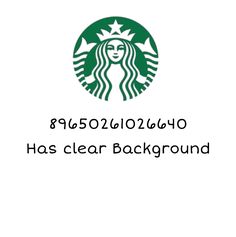 the starbucks logo has been changed to appear green and white, but it's also black