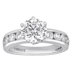 Tiffany & Co. Diamond Engagement Ring. The center stone is 1.71ct F IF. The small diamonds are 0.72ct F VS The setting is PT/950. The ring is a size 6, sizable. The ring weighs 8.4 grams. The ring comes with Original Papers & Tiffany Box. Retail Price $75,000 + tax Tiffany Co Rings, Tiffany Engagement Ring, Tiffany And Co Jewelry, Contemporary Engagement Rings, Platinum Engagement Ring, Rings Accessories, Platinum Diamond Engagement Rings, Platinum Wedding Rings, Platinum Diamond Rings