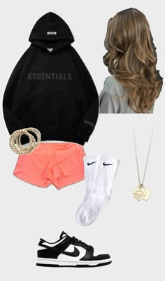 School Outfits, Hair, Pink, White, Black