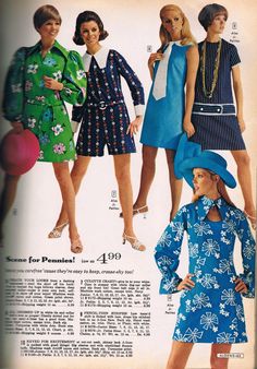 Aldens Catalog, Early 70s Fashion, Fashion Through The Decades, 60s Fashion Dresses, 1960 Fashion, 70 Fashion, Fashion 1970s, 60s 70s Fashion, 60s And 70s Fashion