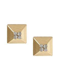 Square Stud Earring #BR Elegant Gold Stud Earrings, Gold Stud Jewelry For Gifts, Gold Studs Jewelry For Gift, Gold Studs Jewelry Gift, Square Stud Earrings, Bar Studs, Square Stud, Square Earrings Studs, Women's Jewelry And Accessories