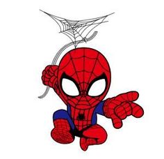 a drawing of a spider man with his arms outstretched