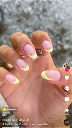 Short Length Nail Ideas, Cute Nail Ideas Back To School, Simple Nail Ideas For Summer Almond, 1.5 French Tip, Back To School Nail Inspo Acrylic, Summer Back To School Nails, Cute Nail Trends, Trendy Nails Preppy, Fun Basic Nails