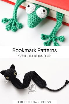 crochet bookmark patterns with text overlay