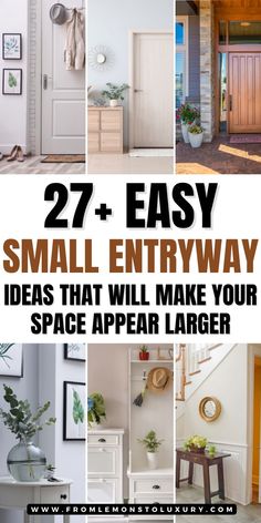 small entryway ideas that will make your space appear larger than you are looking for