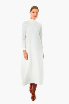 Pearled Ivory Ellery Dress Restaurant With Friends, Ellery Dress, Winter Whites, Plus And Minus, Window Shopping, Monogram Styles, Gold Accessories, Font Styles, Winter White