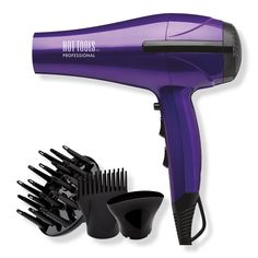 Professional Turbo Ceramic + Ionic Lightweight Dryer -  Hot Tools 1875W Turbo Hair Dryer is lightweight, conditions your hair for a shinier finish without the frizz.    Benefits     IONIC Technology for increase softness, shine and reduce hair frizz     Features     1875 Watts for powerful airflow 6 Heat/Speed Settings Cool Shot to set the style Lightweight Design Quiet Operation Straightening Pik, Concentrator and Diffuser Included 8 ft Professional Cord   - Professional Turbo Ceramic + Ionic L Hot Tool Blow Dryer, Slopehill Hair Dryer, Bellissima Hair Dryer, Revolve Hair Dryer, Reverse Air Dryer, Philips Hair Dryer, Salon Hair Dryer, Best Hair Dryer, Professional Hair Dryer