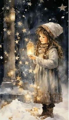 Lights For Christmas, Christmas Artwork, Vintage Christmas Images, 수채화 그림, Christmas Past, Christmas Scenes, Victorian Christmas