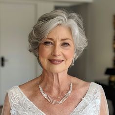 45 mesmerizing Mother of the bride hairstyles For 2024 Grandmother Of Bride Hairstyles, Grandmother Hairstyles, Mother Of The Bride Hair Short, Mother Of The Bride Makeup, Mob Wedding, Mother Of Bride Makeup, Short Hair Blowout, Mother Of The Bride Hairstyles, Shaggy Bob Hairstyles