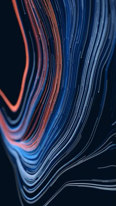 an abstract image of blue and red lines