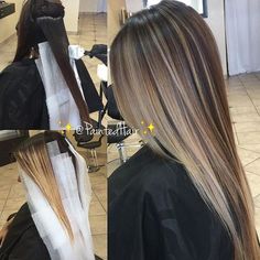 Dark to ash blonde                                                                                                                                                                                 More Trendy Hair, Hair Painting, Ash Blonde, Love Hair, Brunettes, Ombre Hair, Hair Dos