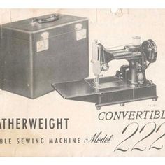 an advertisement for a sewing machine from the 1920's